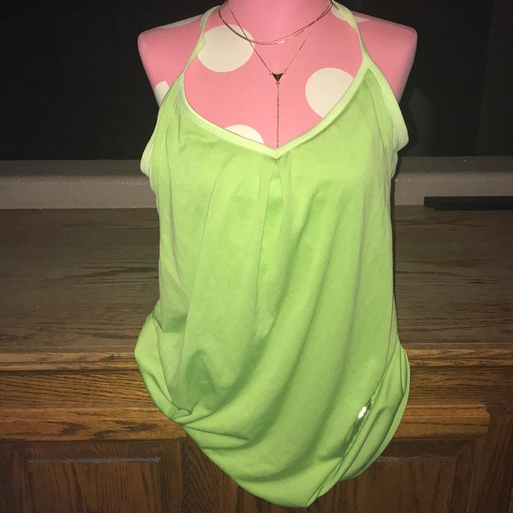 NEON YELLOW WORKOUT TANK